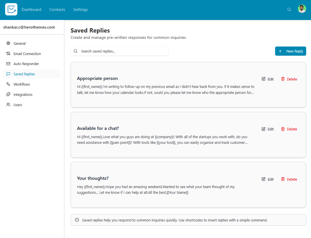 Heroicinboxsavedreplieslibrary herothemes Heroic inbox saved replies library