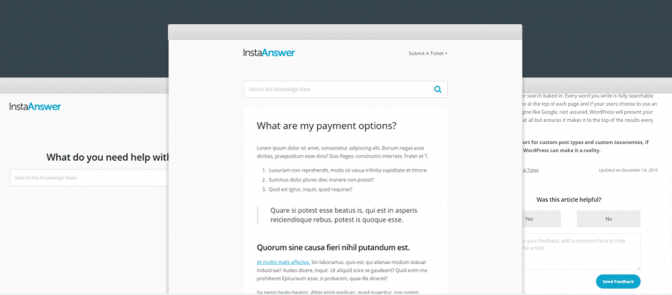 Instaanswerscreensnip herothemes Instaanswer gets you off on the right foot with clean sensible faq styling and structure