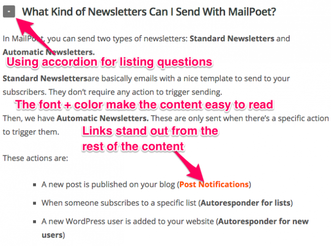 Mailpoet faq deconstruct