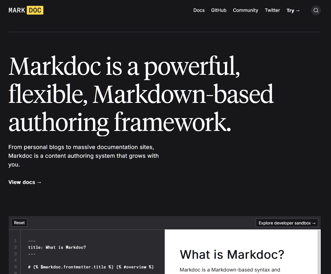 Markdoc