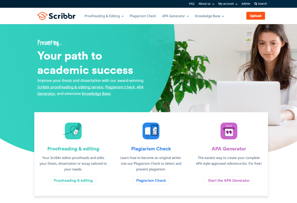 Site web Scribbr