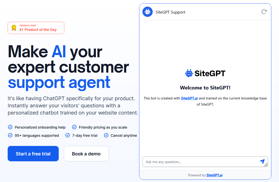 Sitegptachatbasealternative herothemes Sitegpt a chatbase alternative