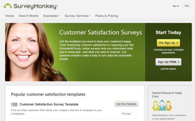 Surveymonkeyscreensnip2 herothemes Reach out to existing customers using tools such as surveymonkey