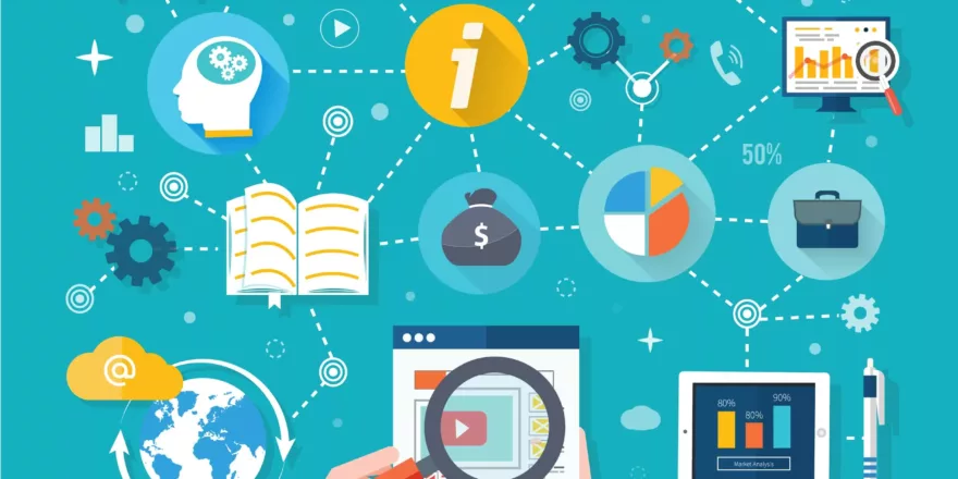 Web site seo analytics charts