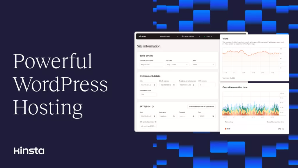 Kinsta wordpress hosting