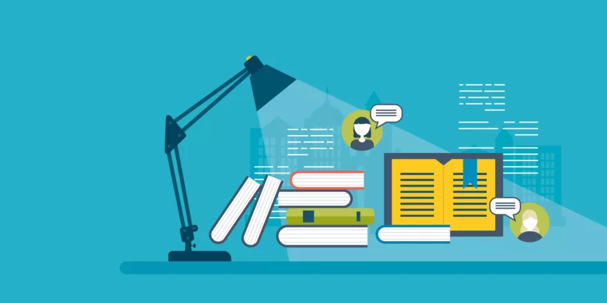Customer service books graphic