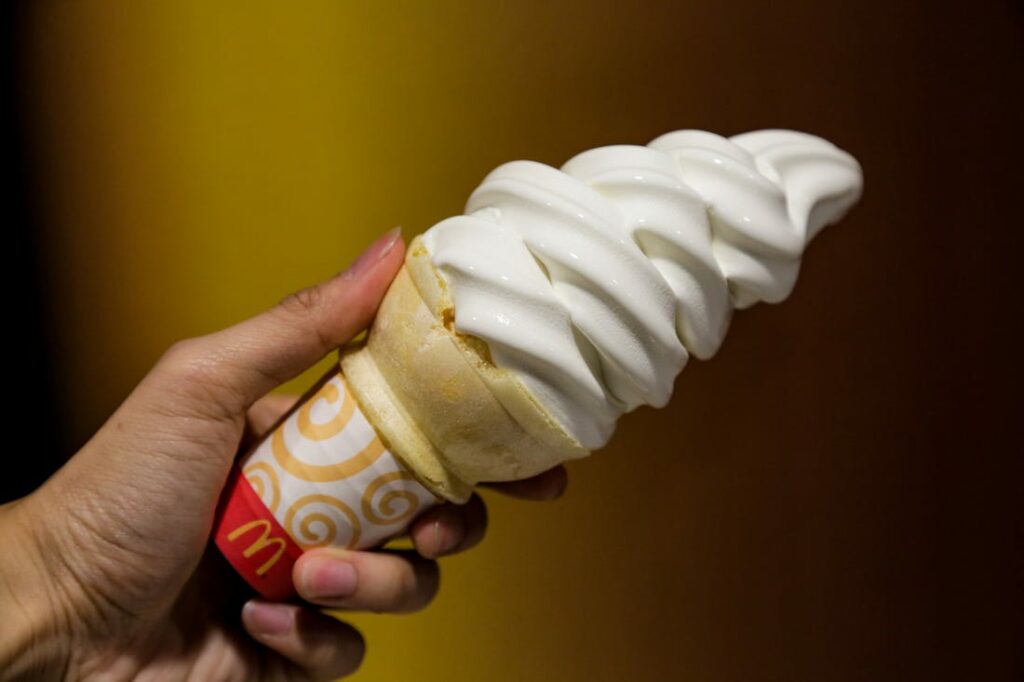 Does Burger King have vanilla ice cream cones?