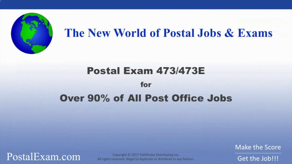 How many questions are on the postal exam?