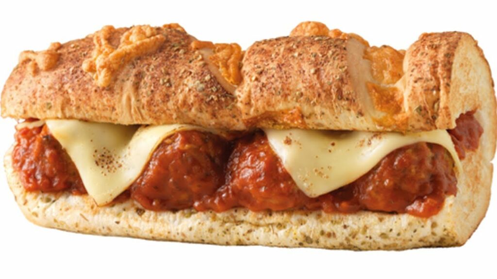 What do you put on Meatball Marinara Subway?