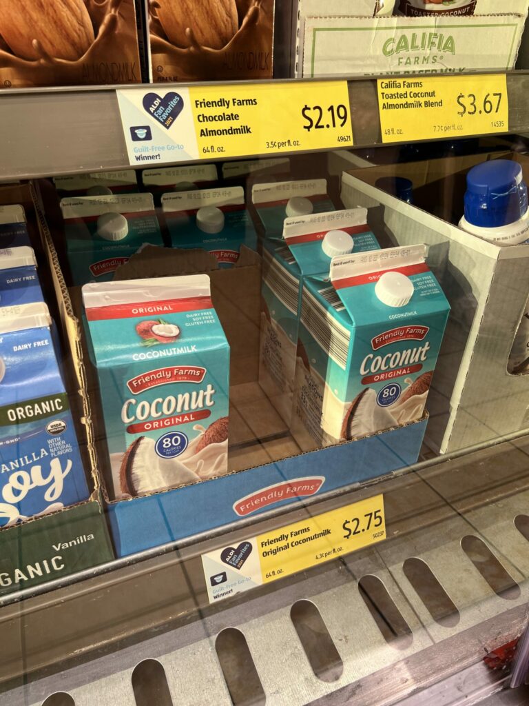 Coconut Milk at Aldi