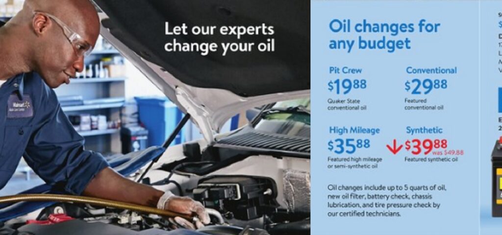 Are oil changes at Walmart good?