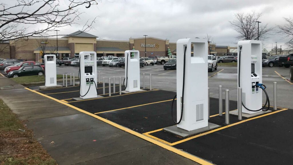 Are the charging stations at Walmart free?