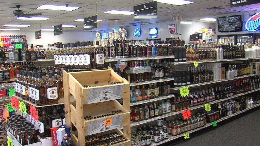 Can I buy liquor at Walmart in Texas?