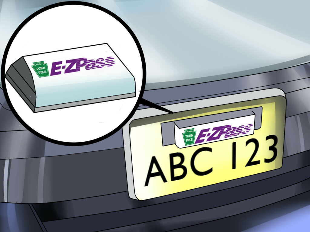 Can I go through E-ZPass without my transponder PA?