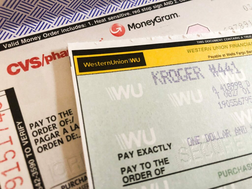 Can you deposit a Western Union money order in an ATM?