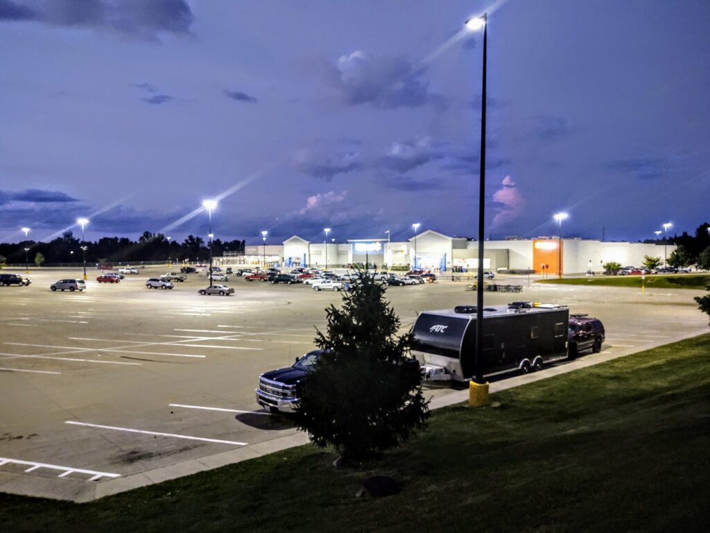 Can you park overnight at Walmart?