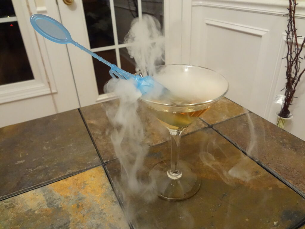 Can you put dry ice in a drink?