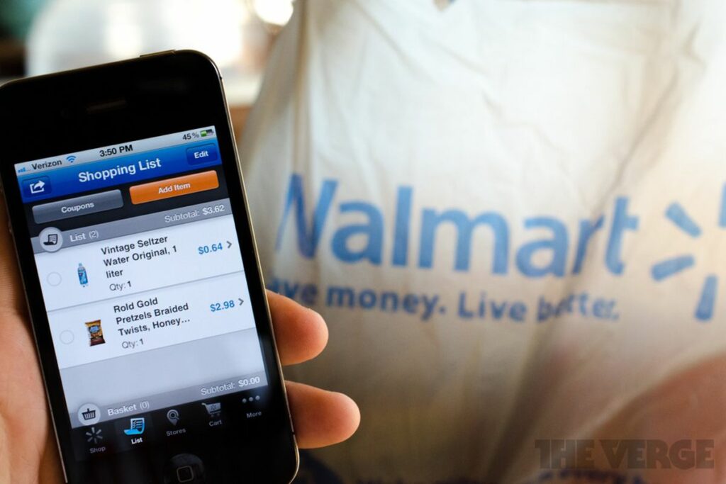 Can you scan barcodes with Walmart app?