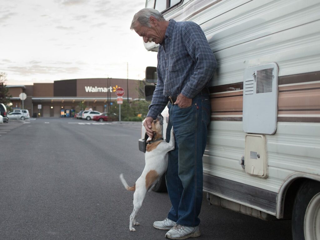 Can you sleep in your car at Walmart in Arizona?