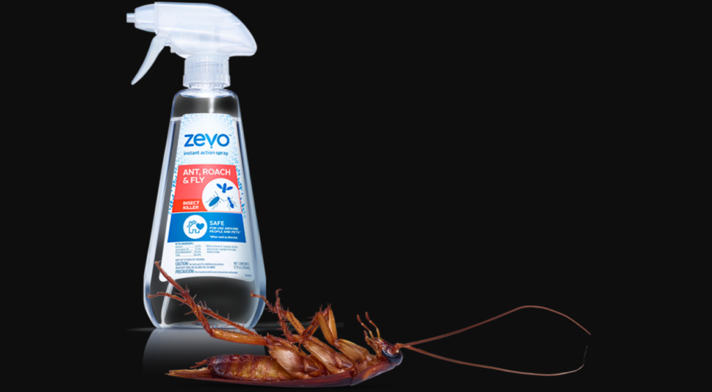 Can you spray Zevo around the house?