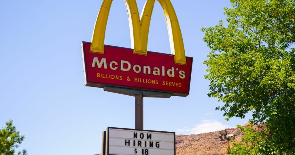 Can you work at mcdonalds at 15?