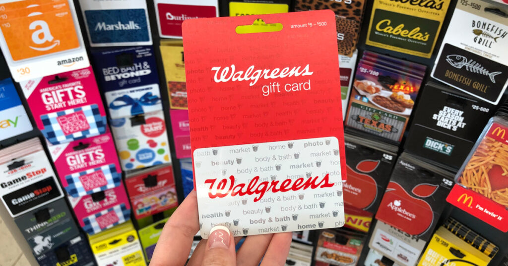 Do they sell gift cards at Walgreens?