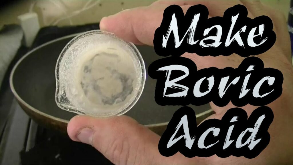 How can I make boric acid at home?