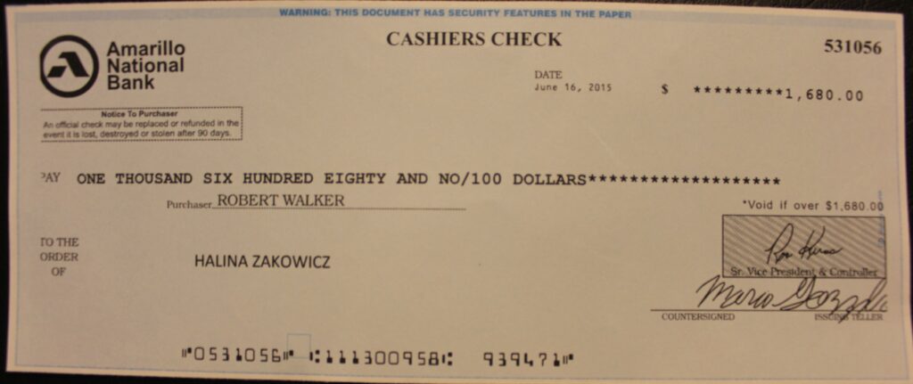 How do I deposit a fake check online?