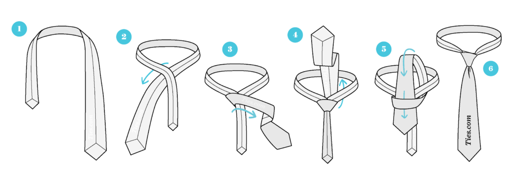 How do you tie a tie Easy?