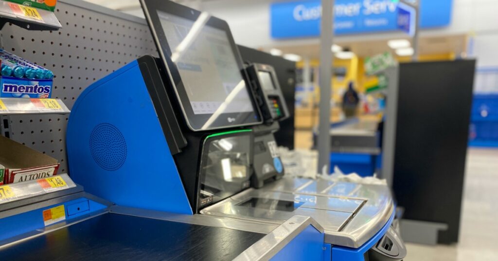 How do you use Affirm at Walmart self checkout?