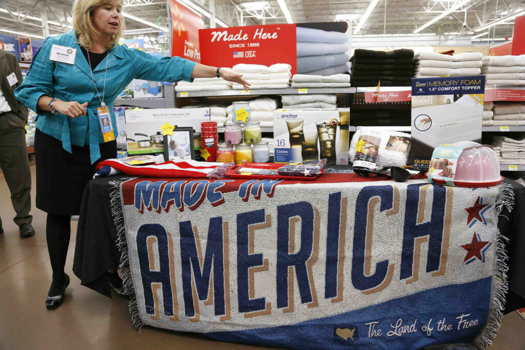 How much of Walmart products are made in America?