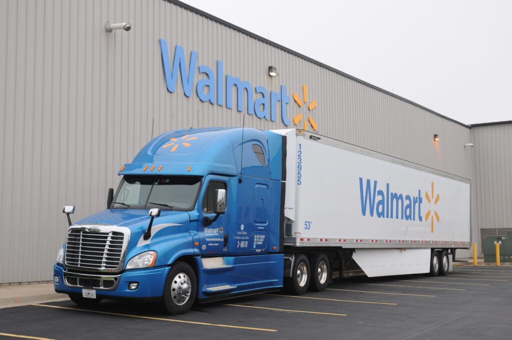 How often are Walmart trucks?