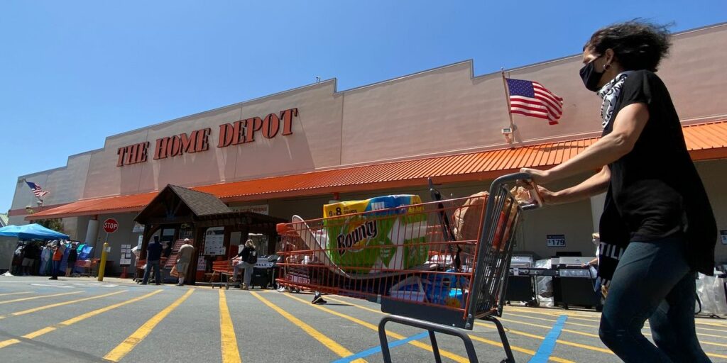 Is Home Depot connected to Walmart?