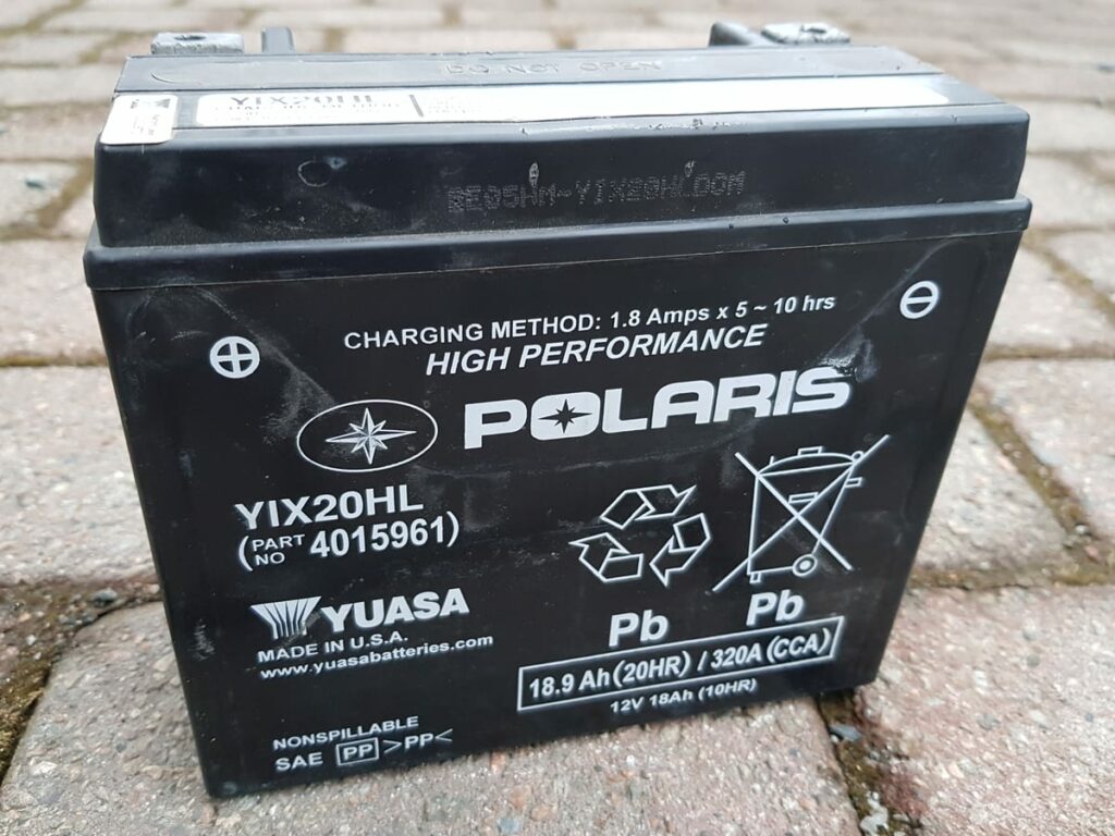 What do the numbers and letters mean on a battery?