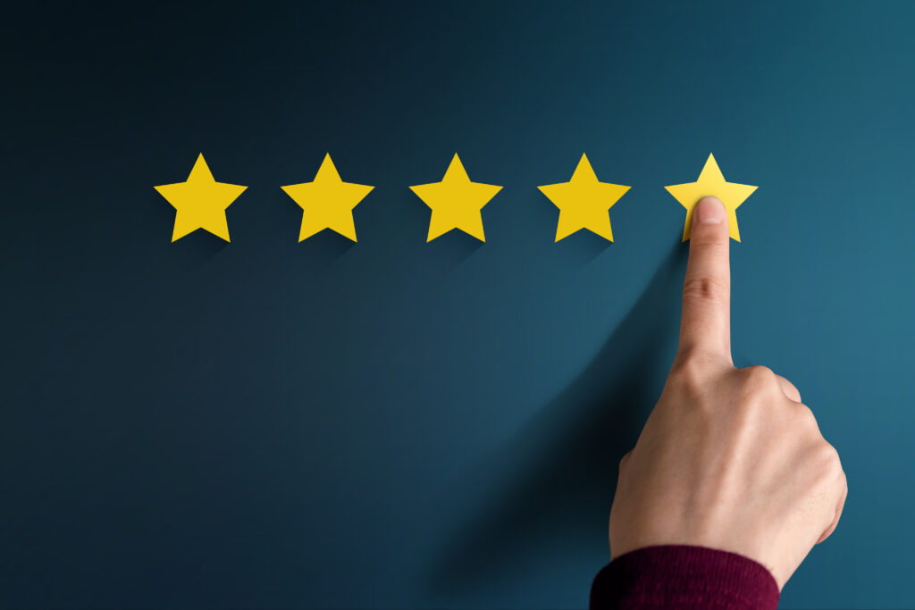 What is a 5 star customer service?