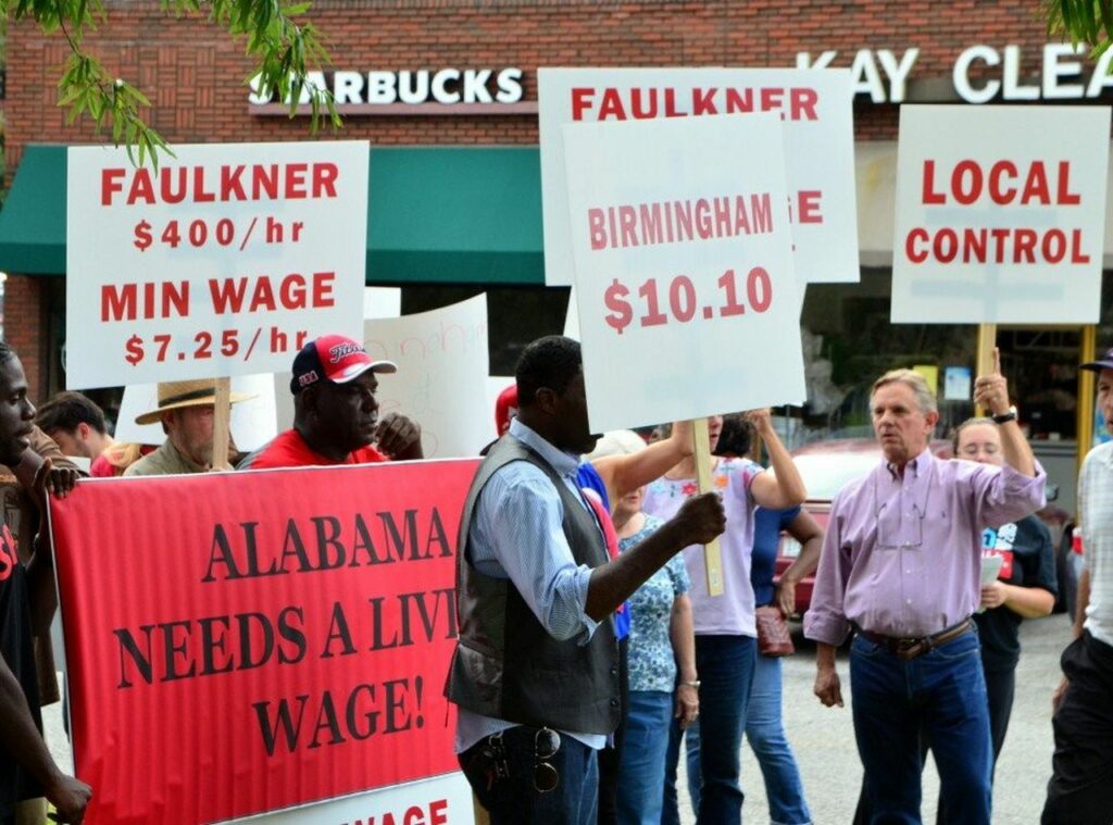 What is minimum wage in Alabama?