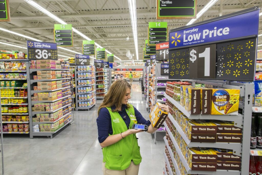 What strategy does Walmart use?