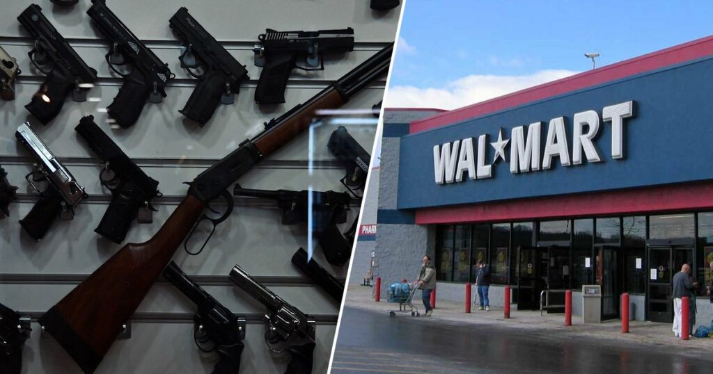 When did Walmart stop selling handgun?