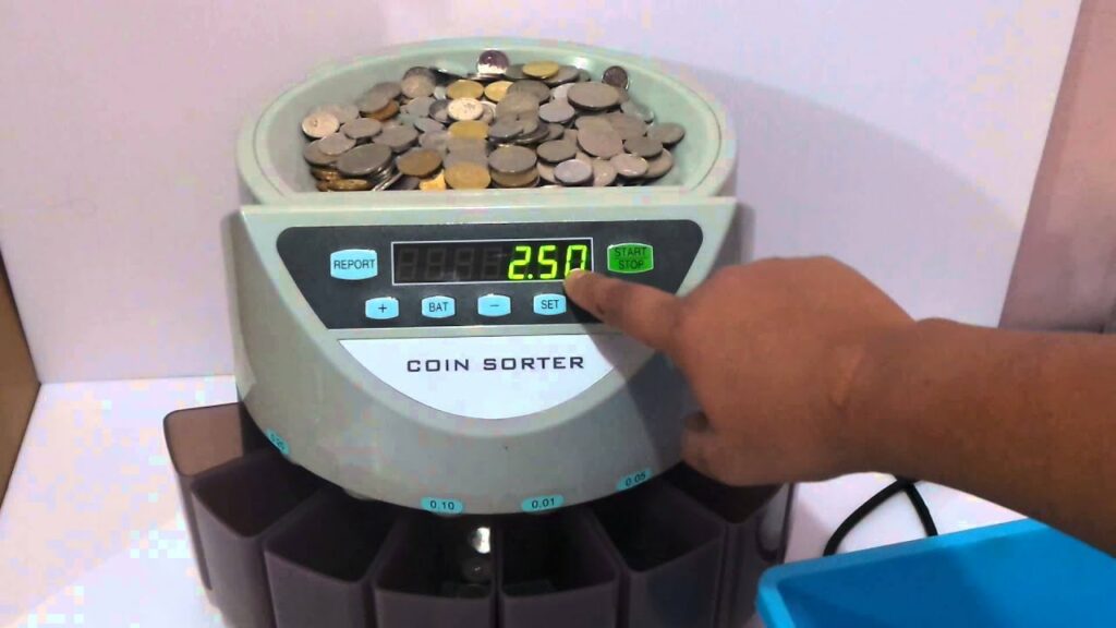 Who has free coin counting machines?