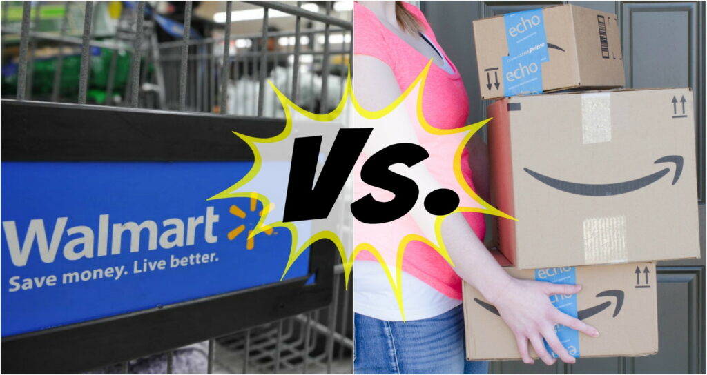 Who is bigger Walmart or Amazon?