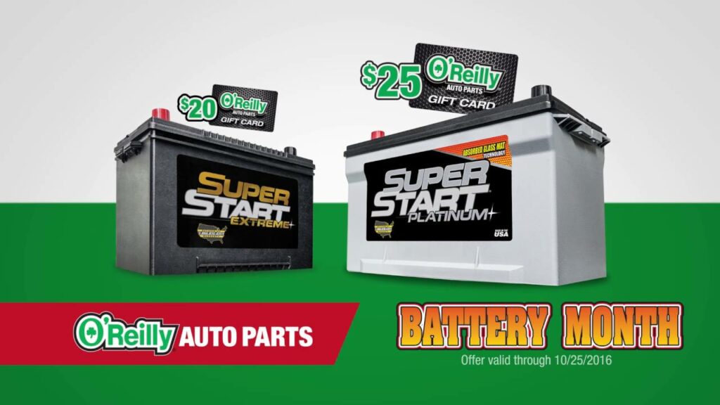 Who makes O Reilly's batteries?