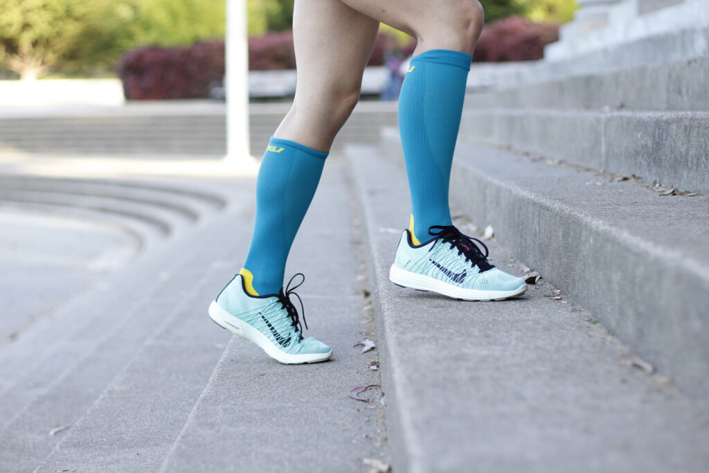 Who should not wear compression socks?