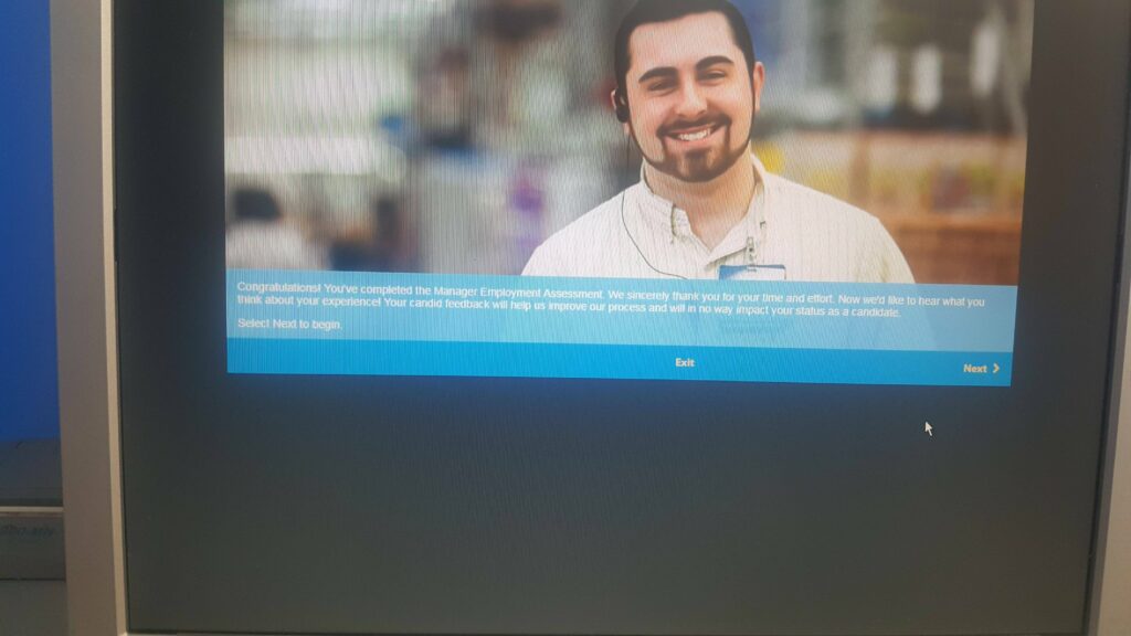 Why does it say I fail my Walmart assessment?